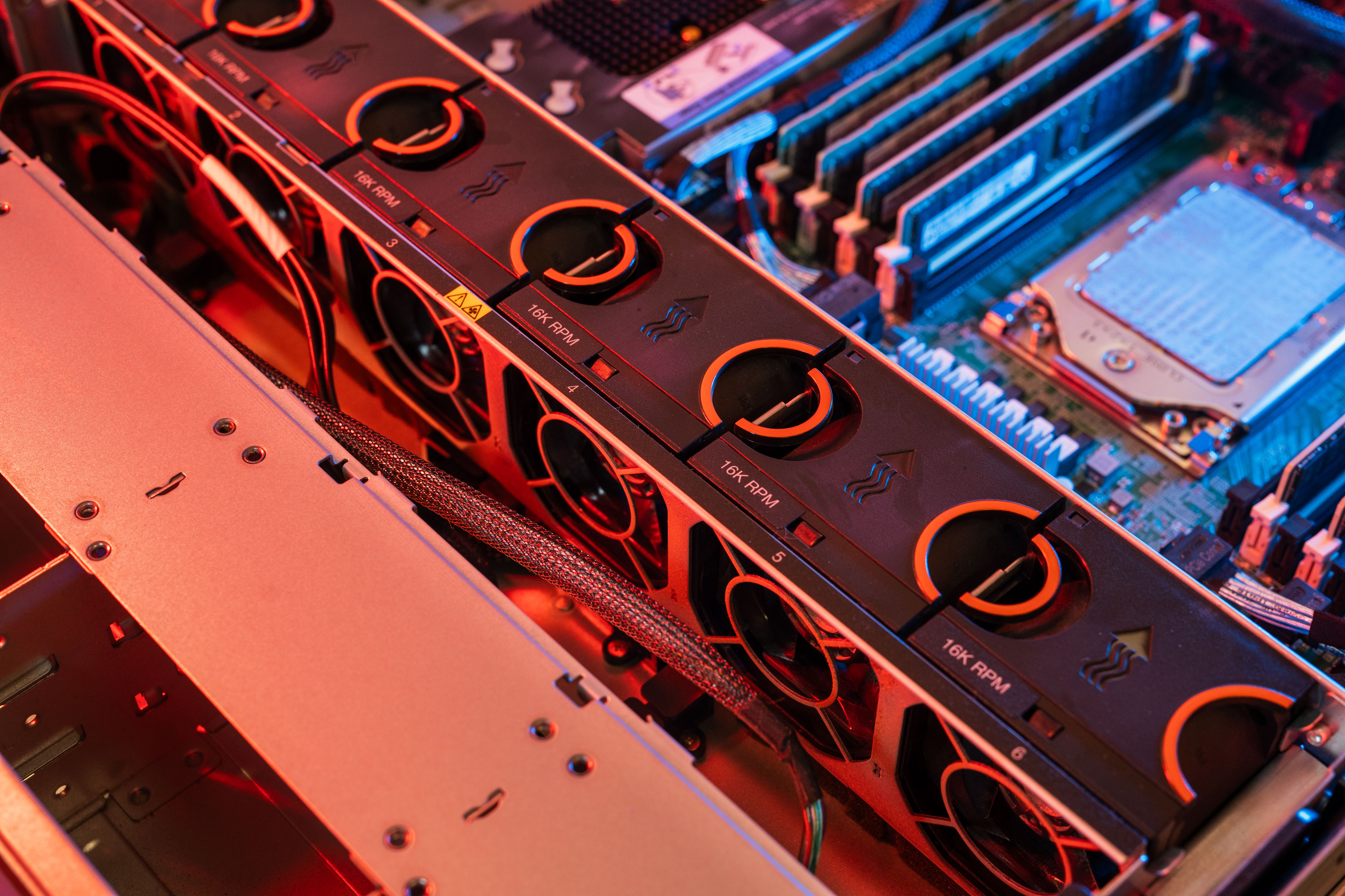 Server racks inside Irreducible data center