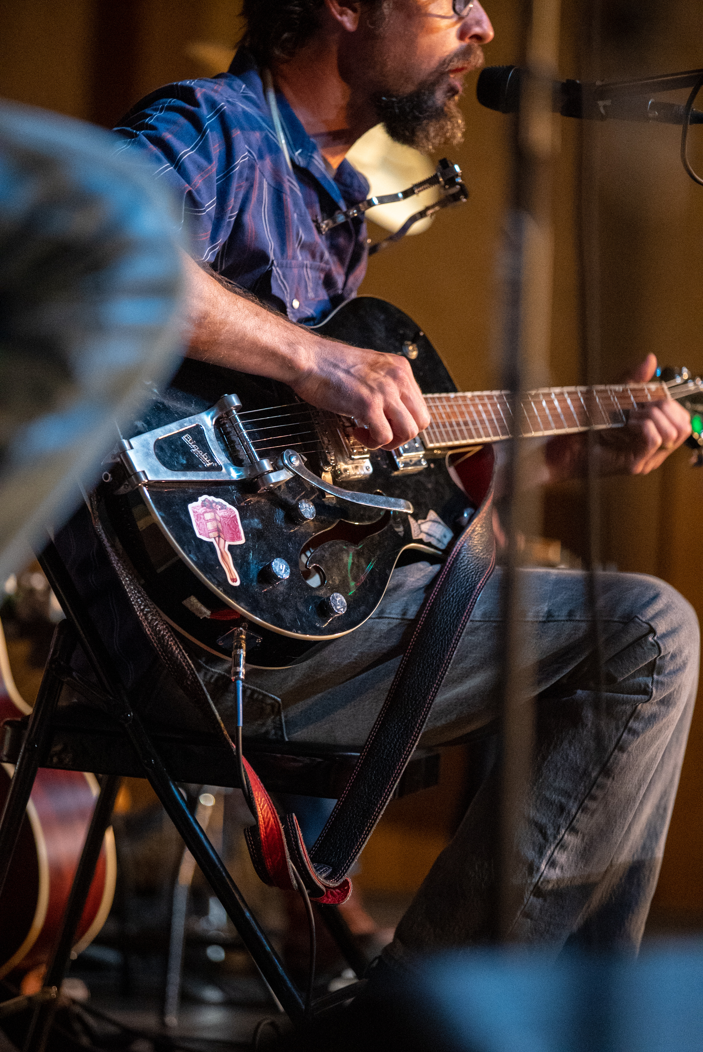Charlie Sutton on stage at the Kenworthy